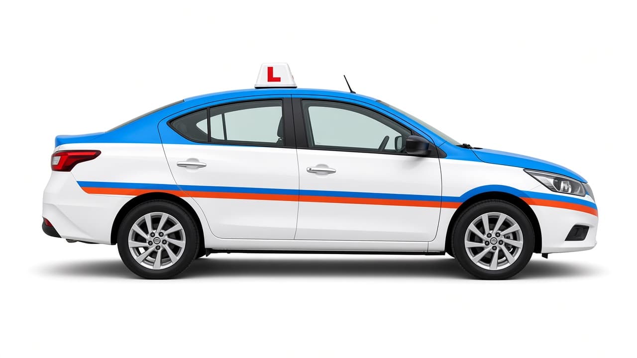 Al Salehiya automatic training car in side profile